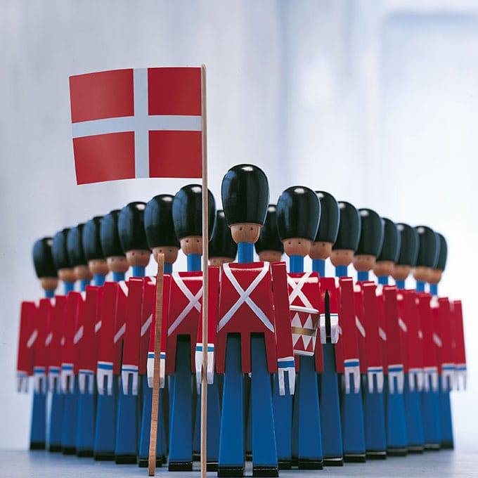 Kay Bojesen trommelaar, rood/blauw Kay Bojesen Denmark