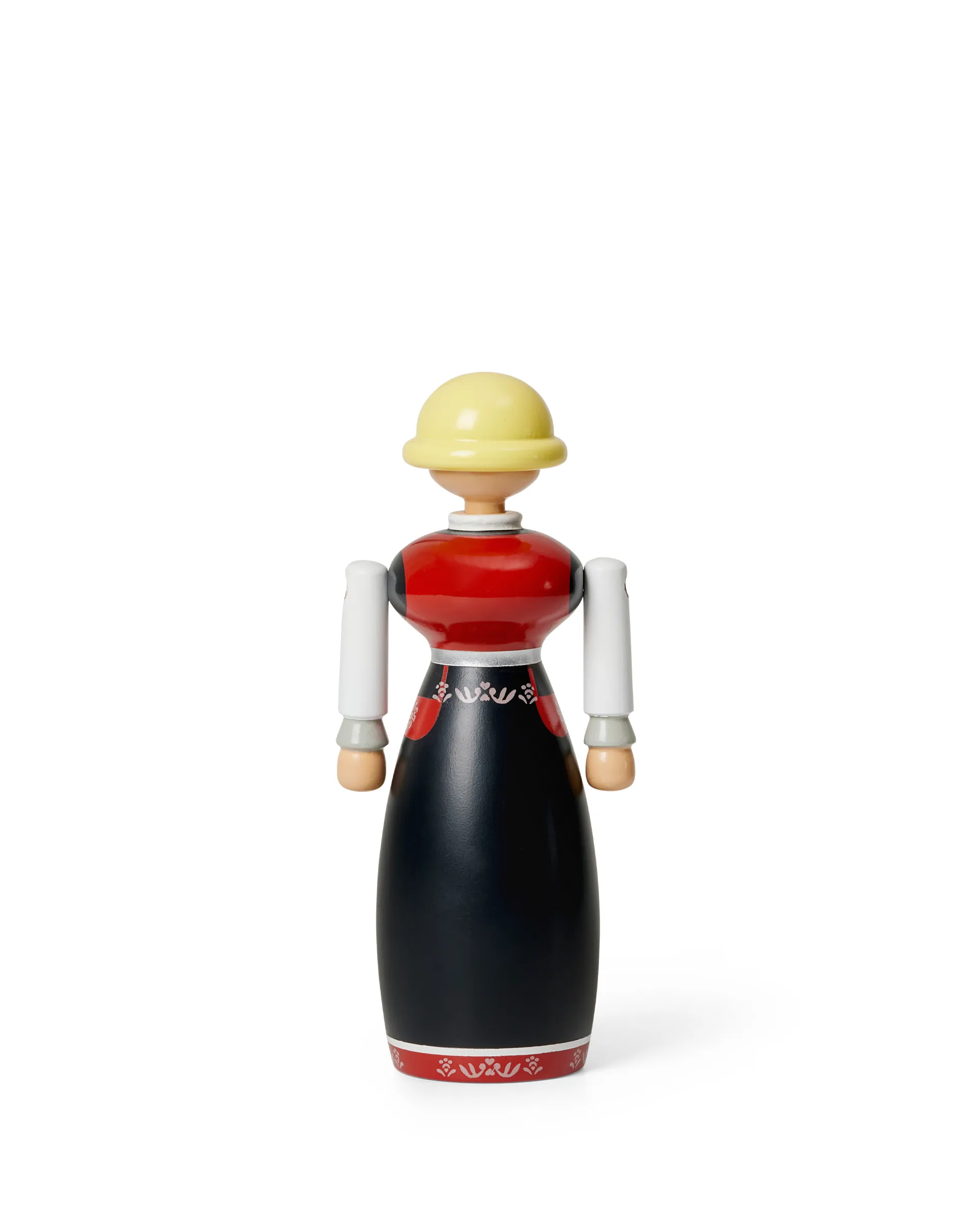 Kay Bojesen vrouw in Noorse kleerdracht, Zwart-rood-wit Kay Bojesen Denmark