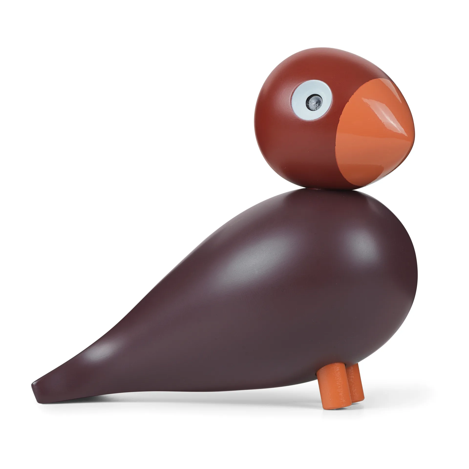 Kay Bojesen Year Bird 2022 zangvogel Poppy, Wijnrood Kay Bojesen Denmark