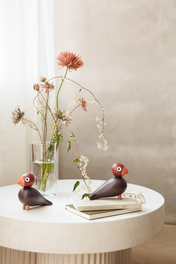 Kay Bojesen Year Bird 2022 zangvogel Poppy - Wijnrood - Kay Bojesen Denmark