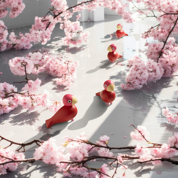 Kay Bojesen Year Bird 2024 zangvogel Flora, Roze Kay Bojesen Denmark