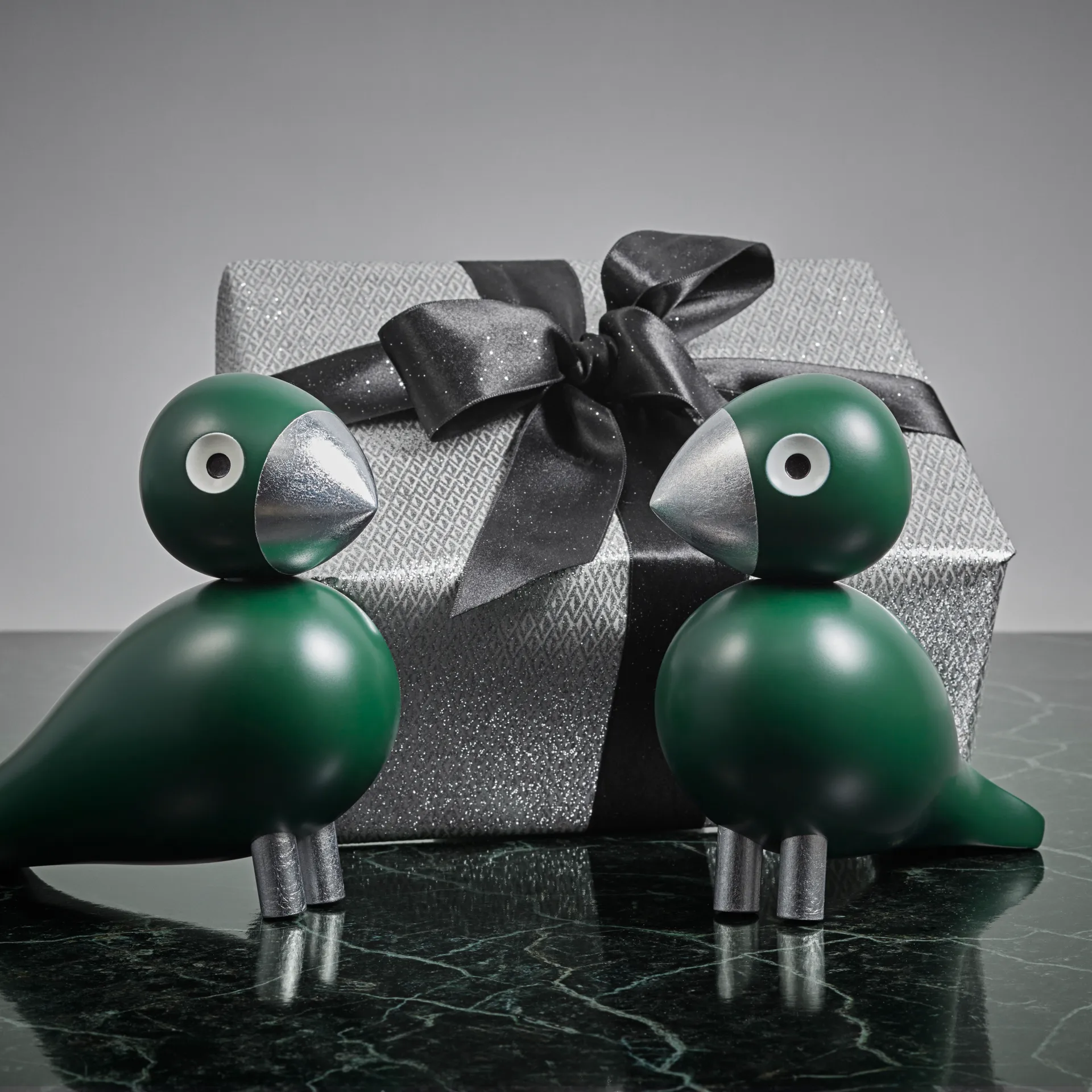 Kay Bojesen zangvogel Georg, Groen-Zilver Kay Bojesen Denmark