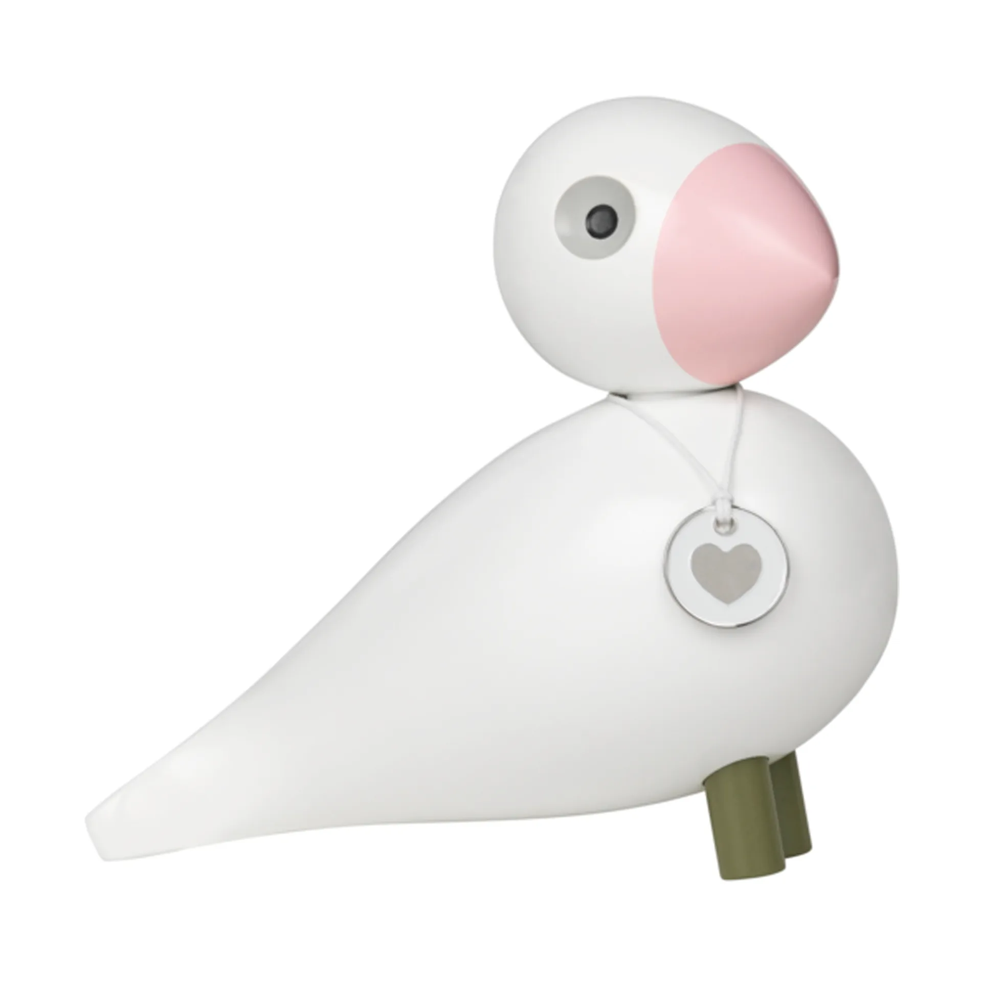 Kay Bojesen zangvogel Love, Wit-roze Kay Bojesen Denmark