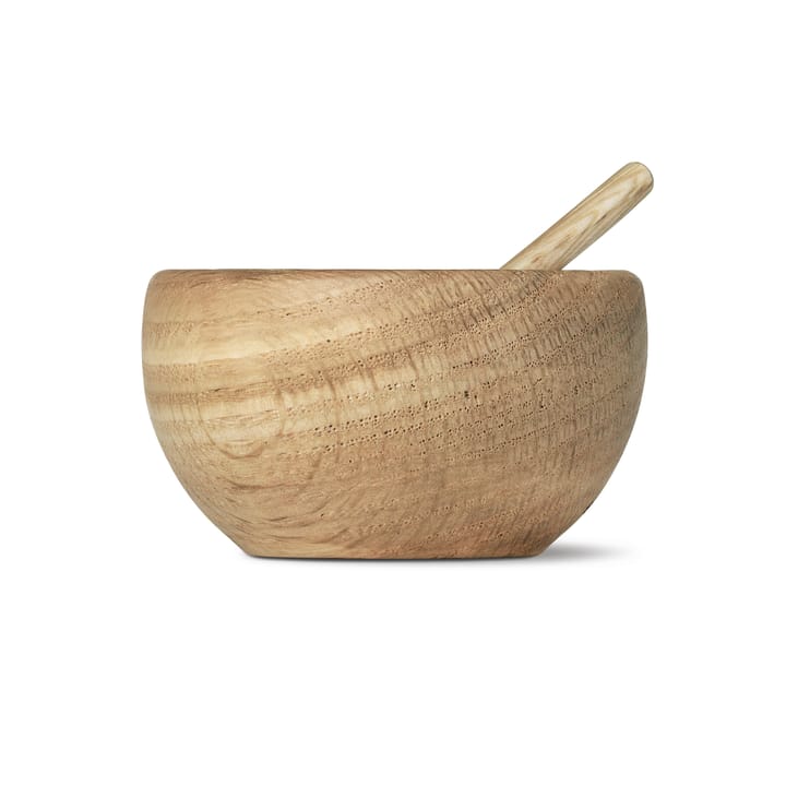Kay Bojesen zoutkom met lepel, Eiken Kay Bojesen Denmark