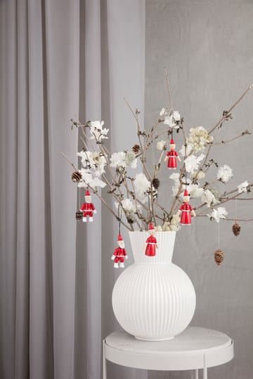 Kerstman en kerstvrouw 10 cm - Rood - Kay Bojesen Denmark