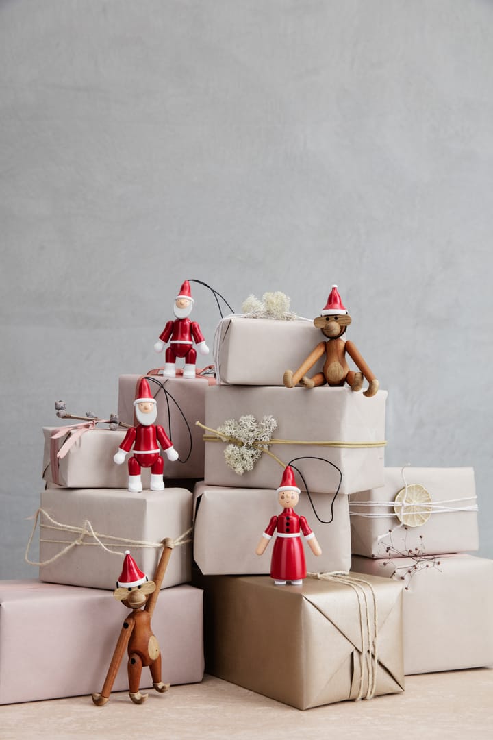 Kerstman en kerstvrouw 10 cm, Rood Kay Bojesen Denmark