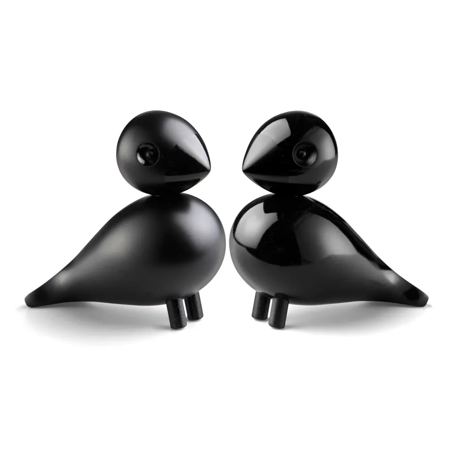 Lovebirds, Zwart, 2-pack Kay Bojesen Denmark