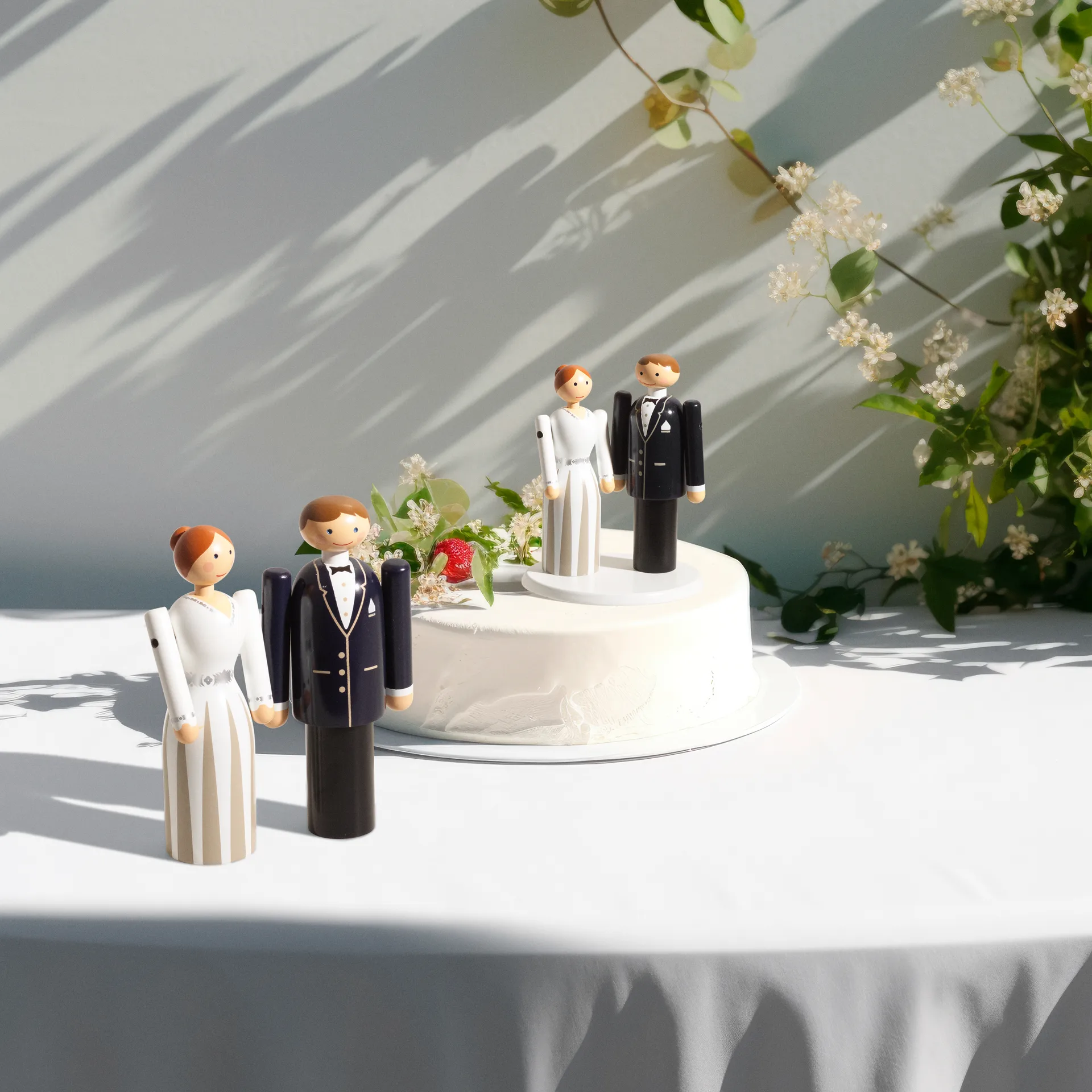 Platform voor Kay Bojesen bruidspaar, Wit Kay Bojesen Denmark