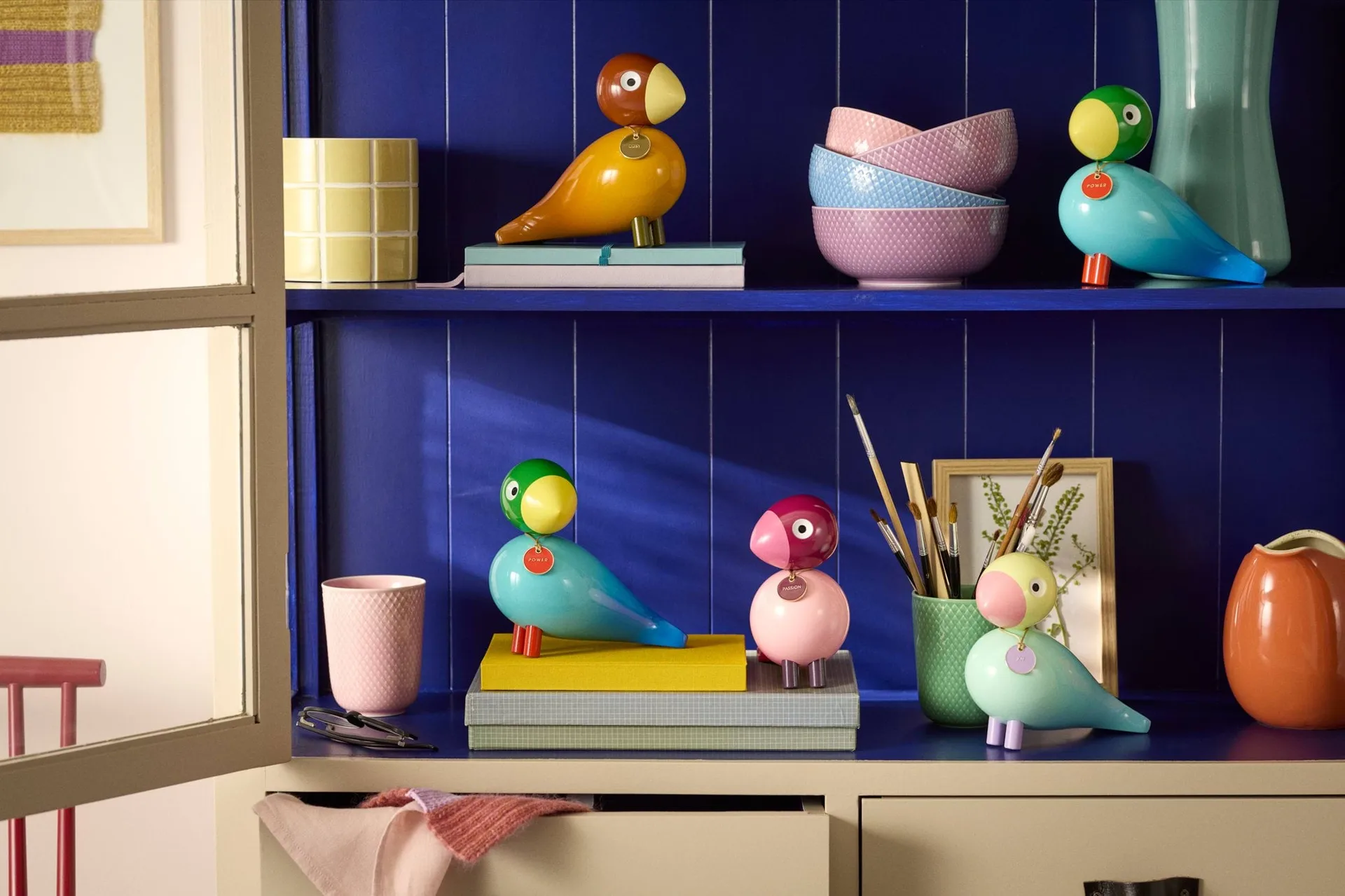 Story bird, Blauw Kay Bojesen Denmark