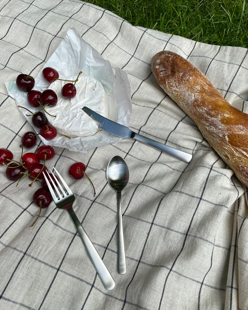 Grand Prix bestekset reiskit 3-delig, Polished steel Kay Bojesen