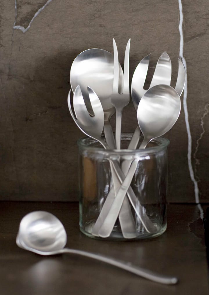 Grand Prix saladebestek 23,5 cm 2-delig, Matte steel Kay Bojesen