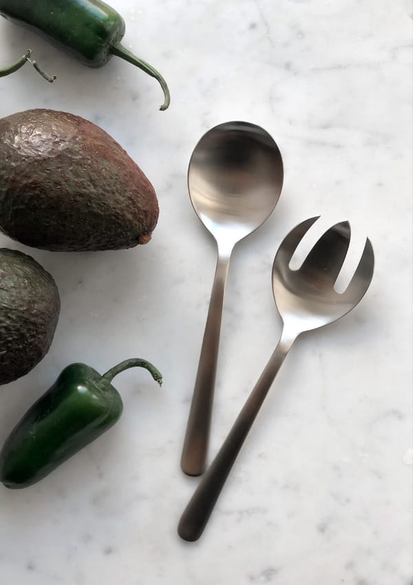 Grand Prix saladebestek 23,5 cm 2-delig, Polished steel Kay Bojesen