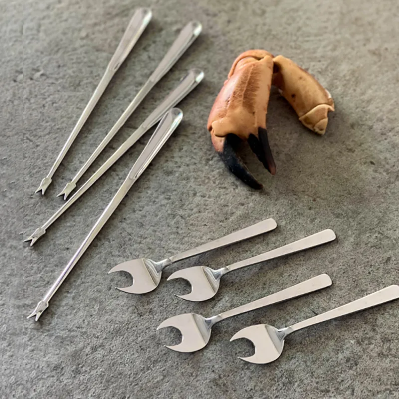 Grand Prix schaaldierenbestek 8-delig, Matte steel Kay Bojesen