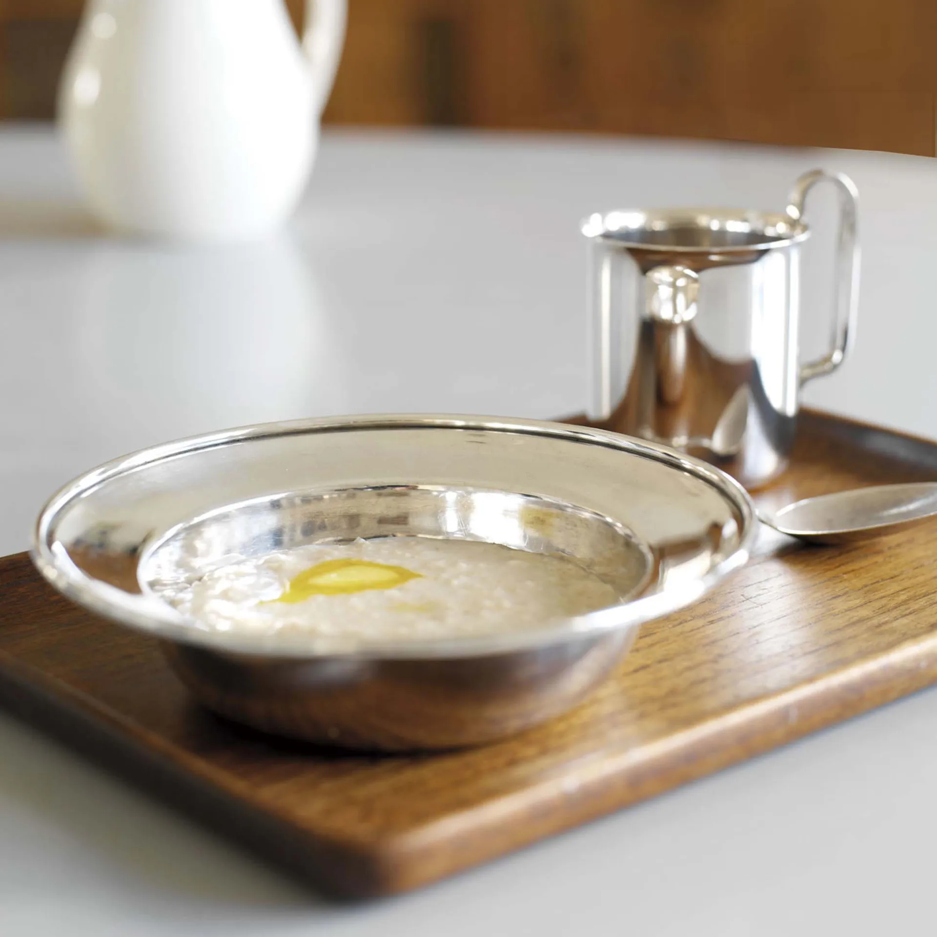 Kay Bojesen bord staal Ø16,3 cm, Polished steel Kay Bojesen