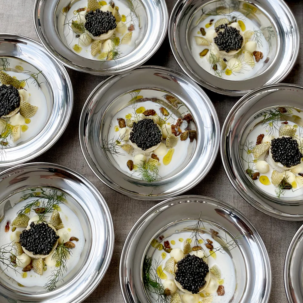 Kay Bojesen bord staal Ø16,3 cm, Polished steel Kay Bojesen