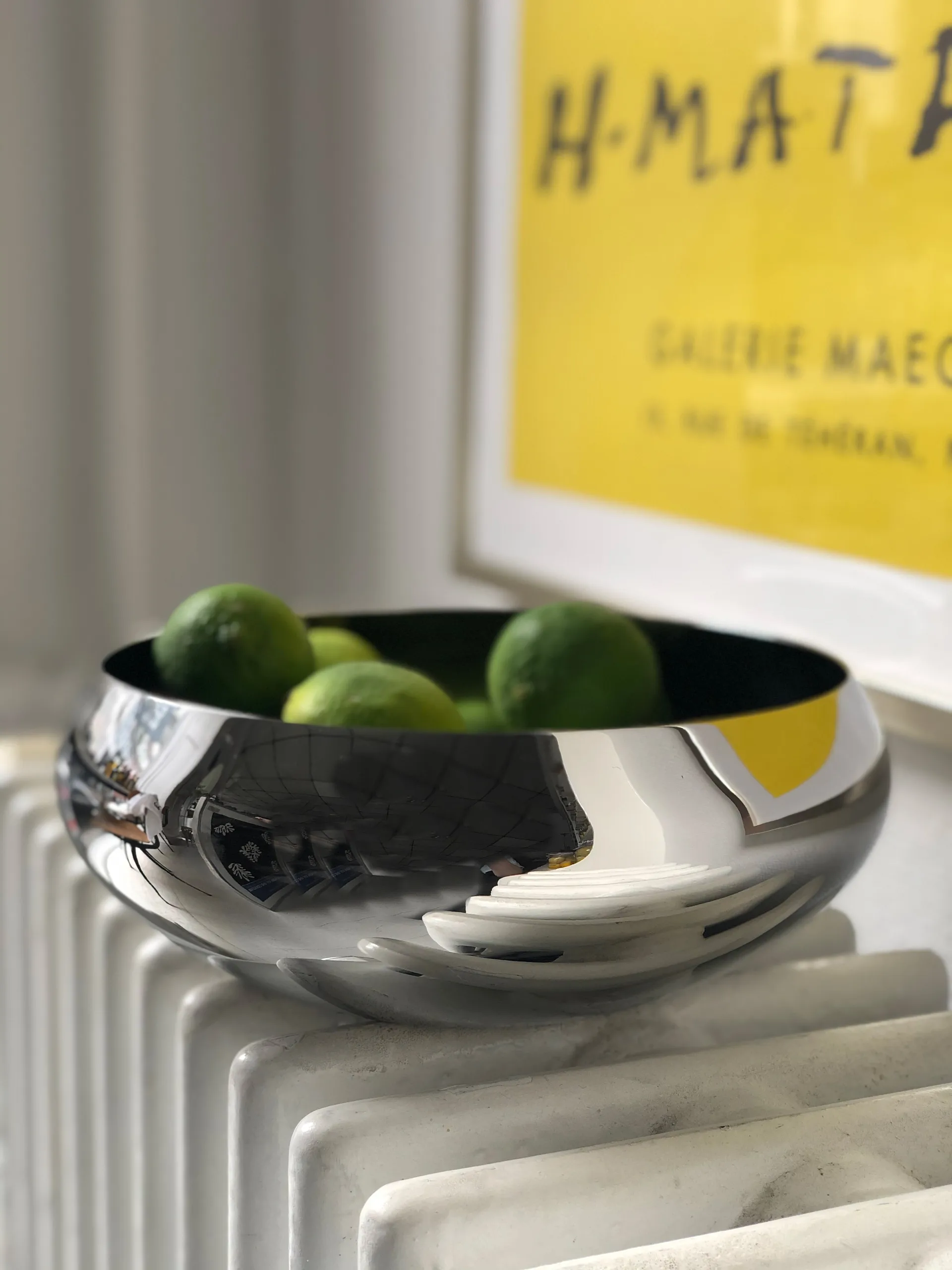 NEST schaal Ø23 cm, Polished steel Kay Bojesen