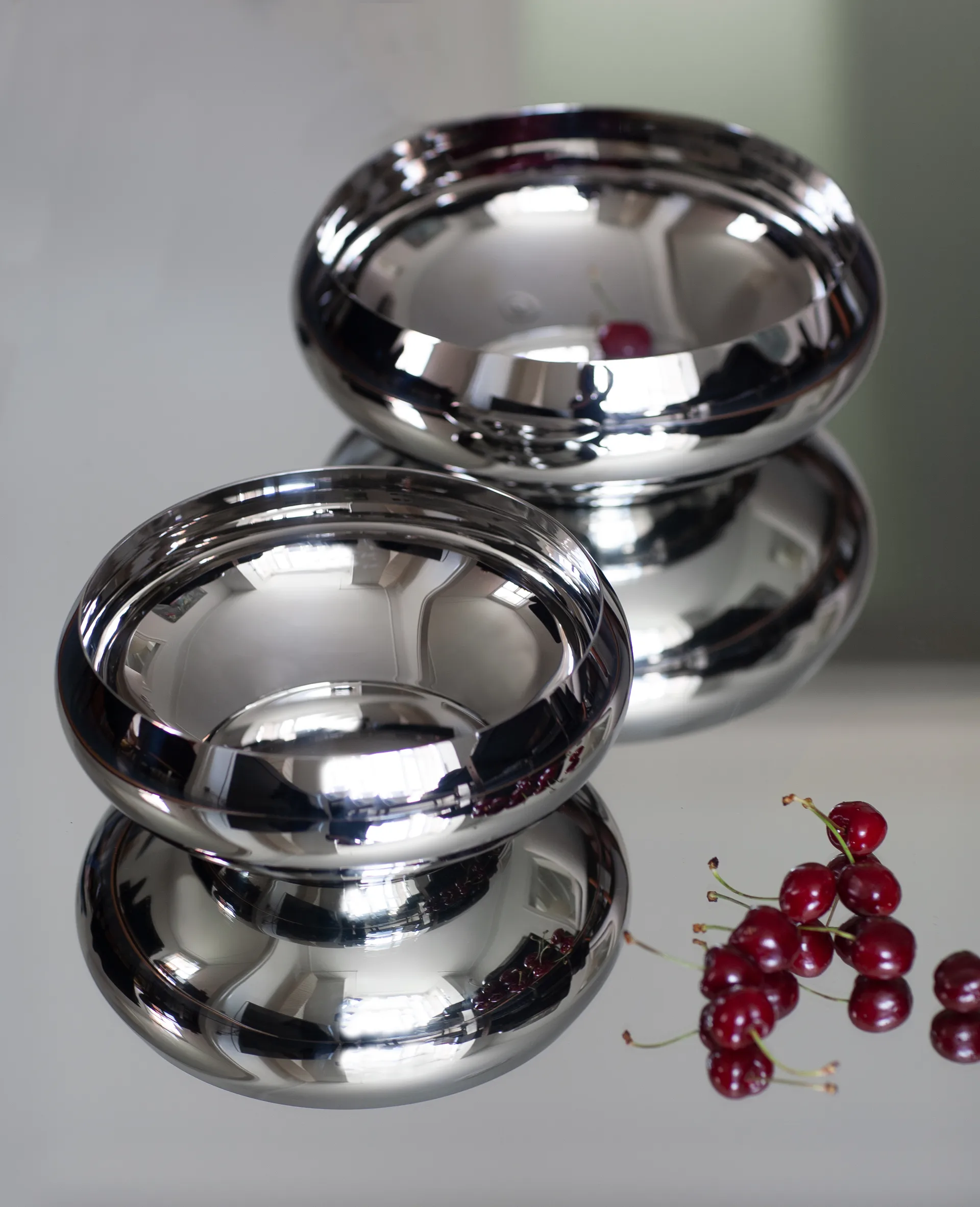 NEST schaal Ø27 cm, Polished steel Kay Bojesen