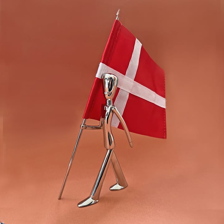 Royal Guard vlaggendrager figuur 18 cm - Polished steel - Kay Bojesen