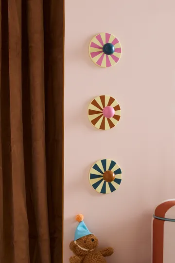 Circus haak 3-delig - Multi, Ø10x4,4 cm - Kid's Concept