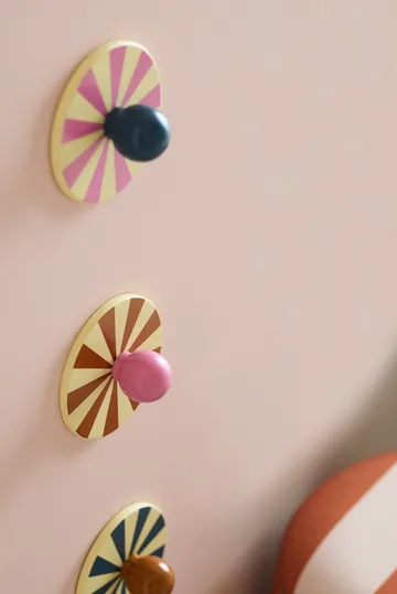 Circus haak 3-delig - Multi, Ø10x4,4 cm - Kid's Concept