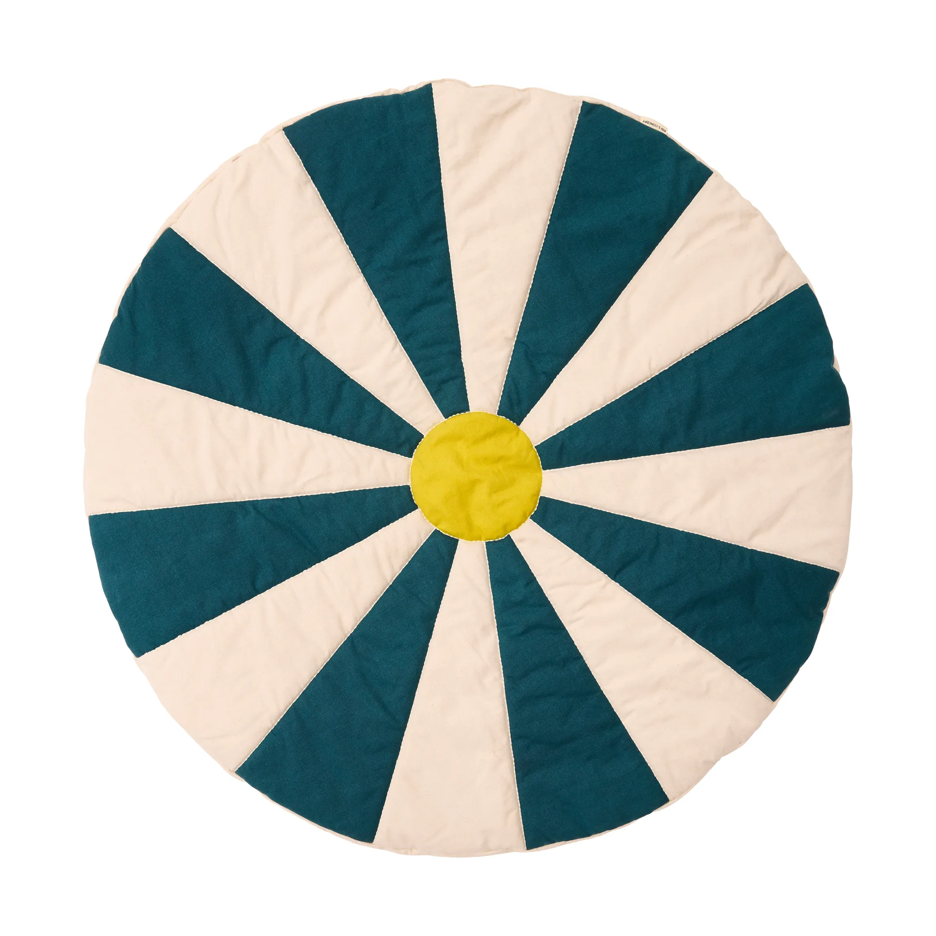 Circus speelmat, Blauwgroen, Ø112x2 cm Kid's Concept