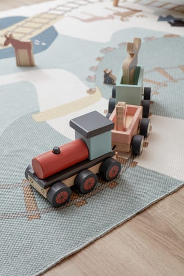 Edvin vloerkleed bos 130x170 cm - Groen - Kid's Concept