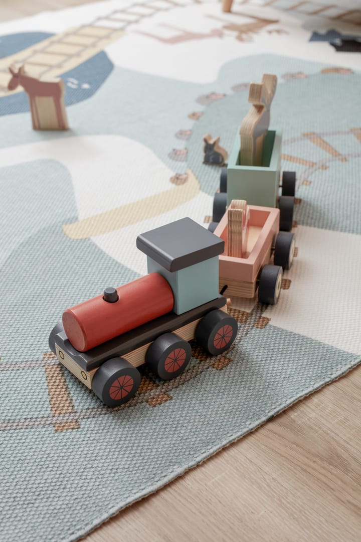 Edvin vloerkleed bos 130x170 cm, Groen Kid's Concept