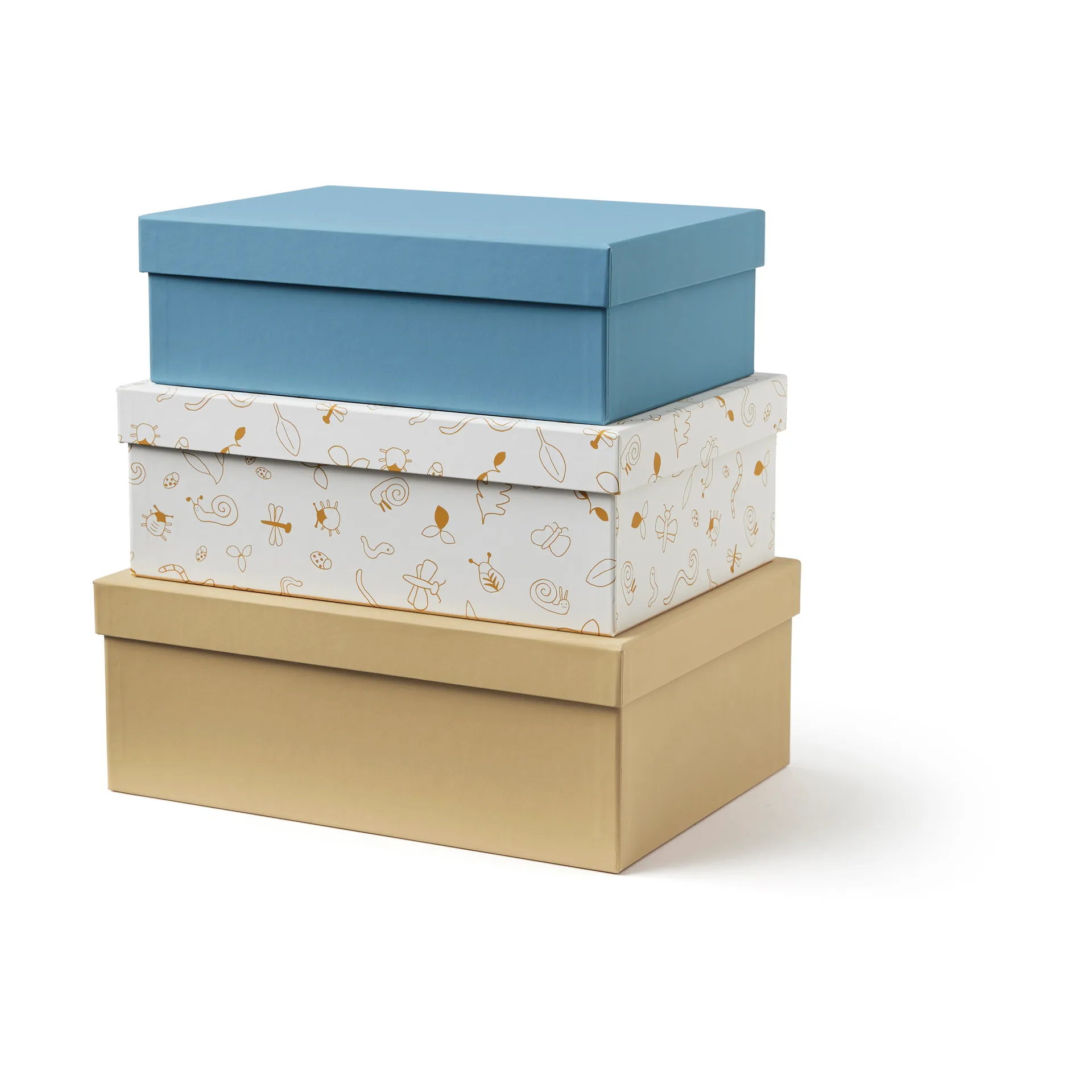 Kid's Base opbergdoos set, Blauw Kid's Concept