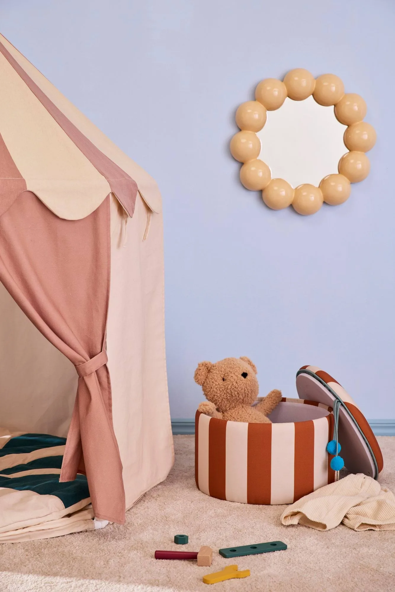 Kid's Base paviljoentent, Bruine rand Kid's Concept