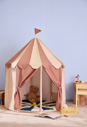 Kid's Base paviljoentent - Bruine rand - Kid's Concept