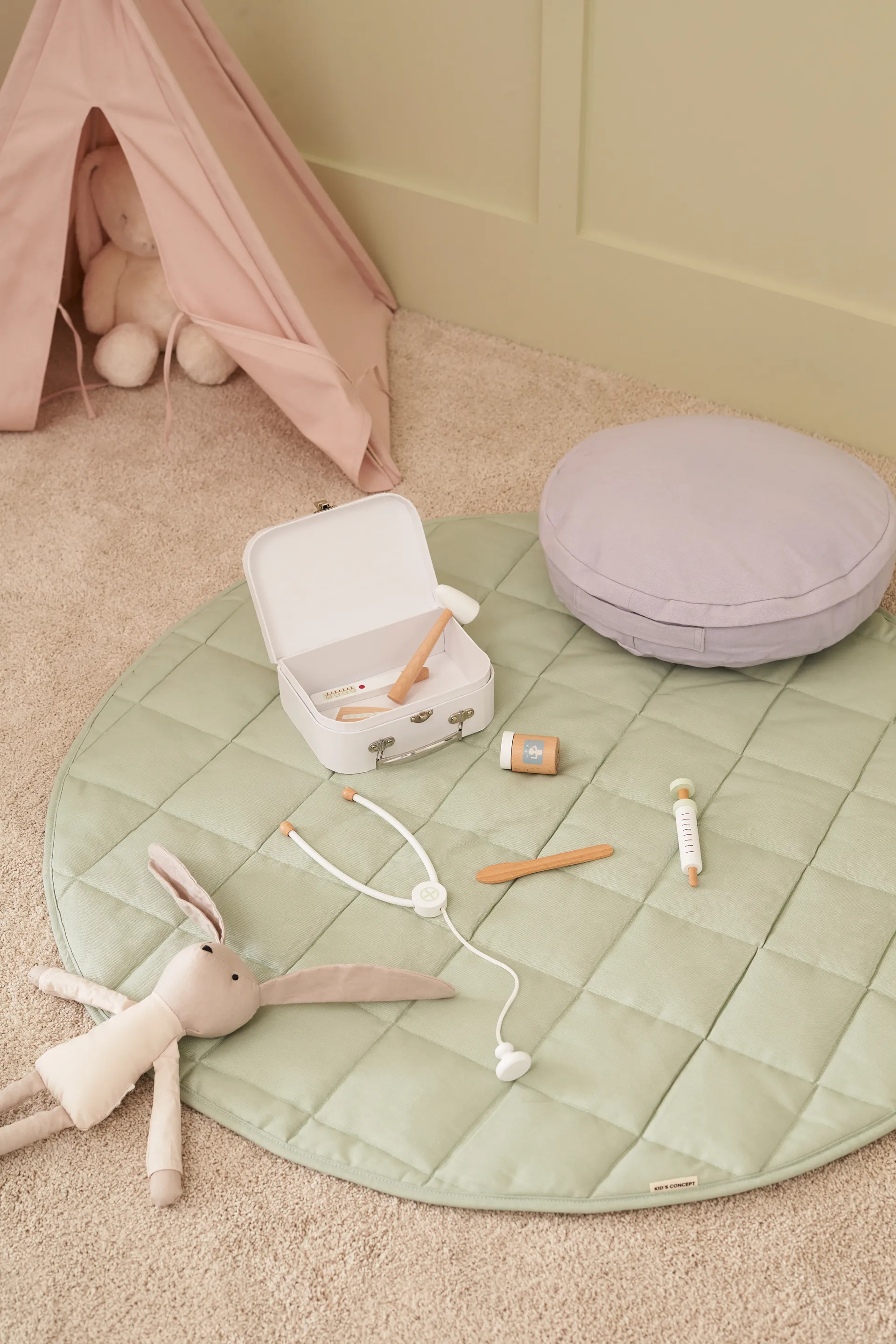 Kid's Base speelkleed, Lichtgroen Kid's Concept