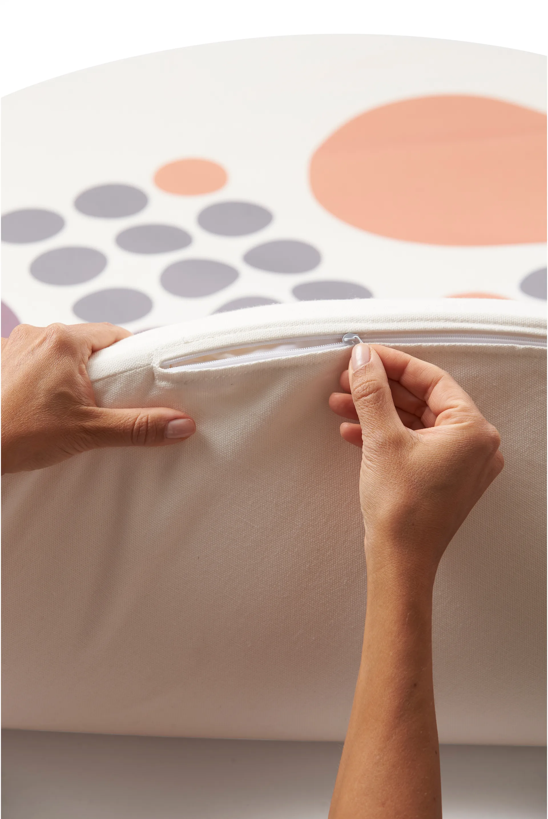 Kid's Base speelmat familiespel Ø110 cm, Wit Kid's Concept