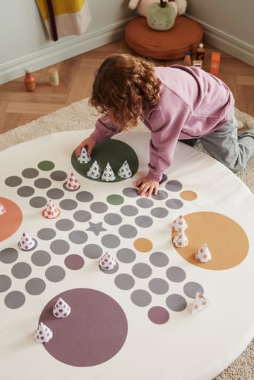 Kid's Base speelmat familiespel Ø110 cm - Wit - Kid's Concept