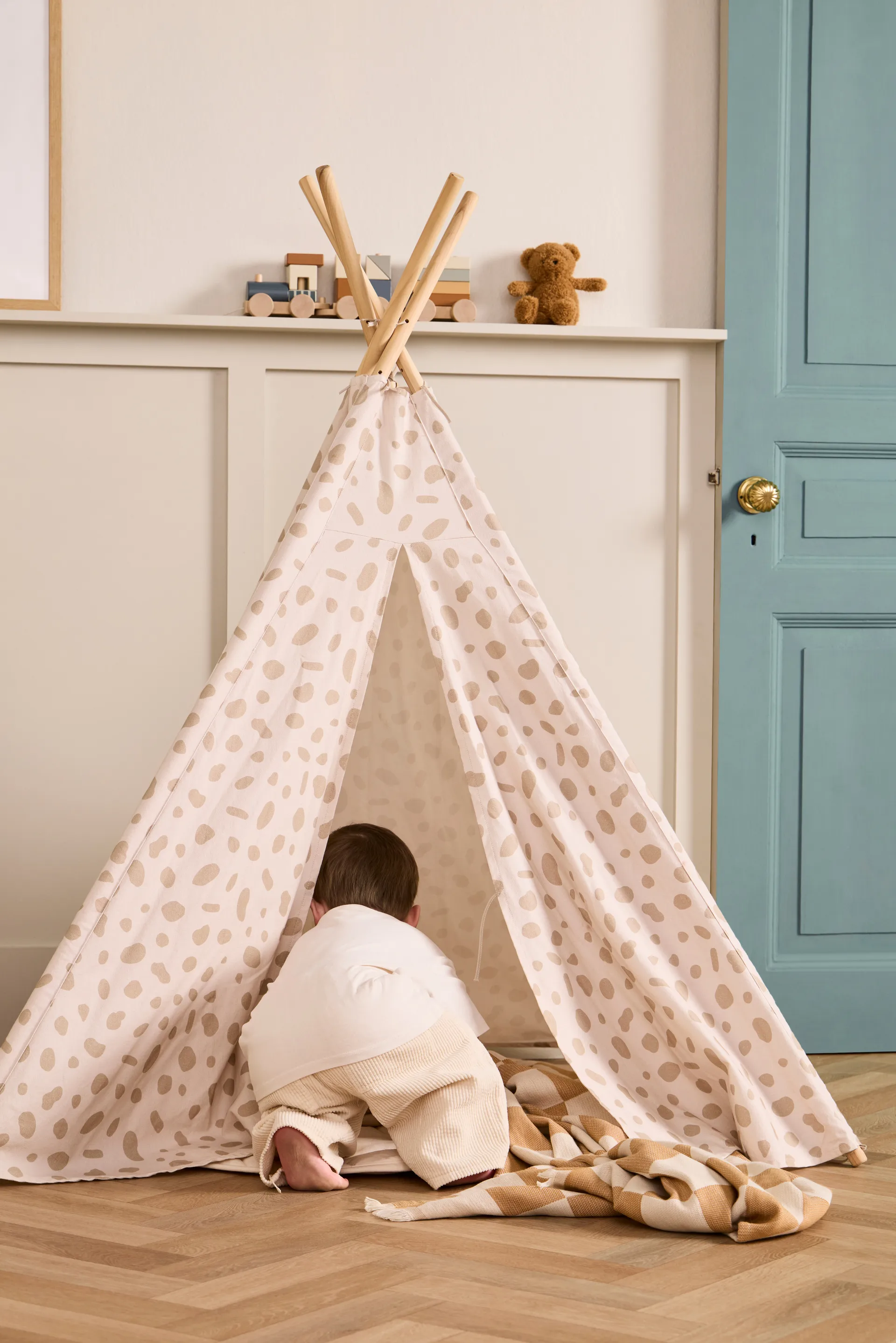 Kid's Base tipi-tent 100x95x140 cm, Prick Kid's Concept