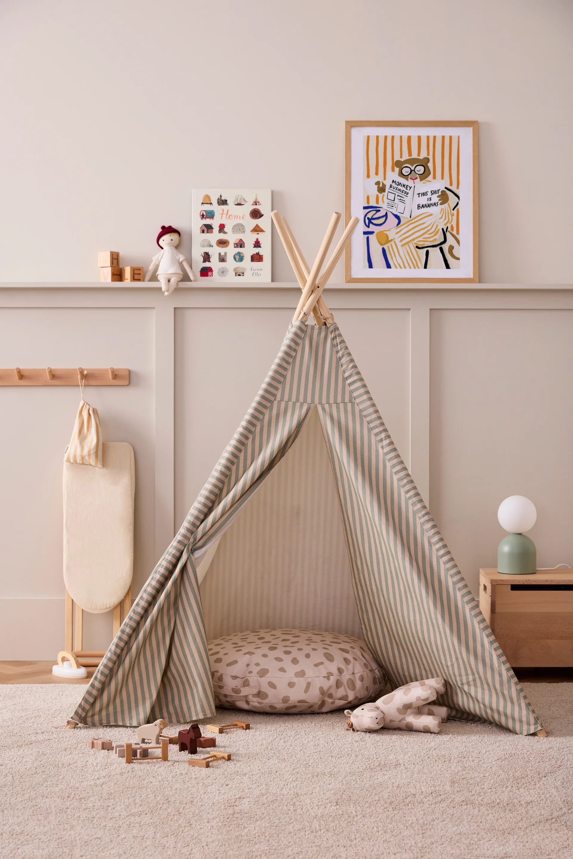 Kid's Base tipi-tent 100x95x140 cm, Rand Kid's Concept