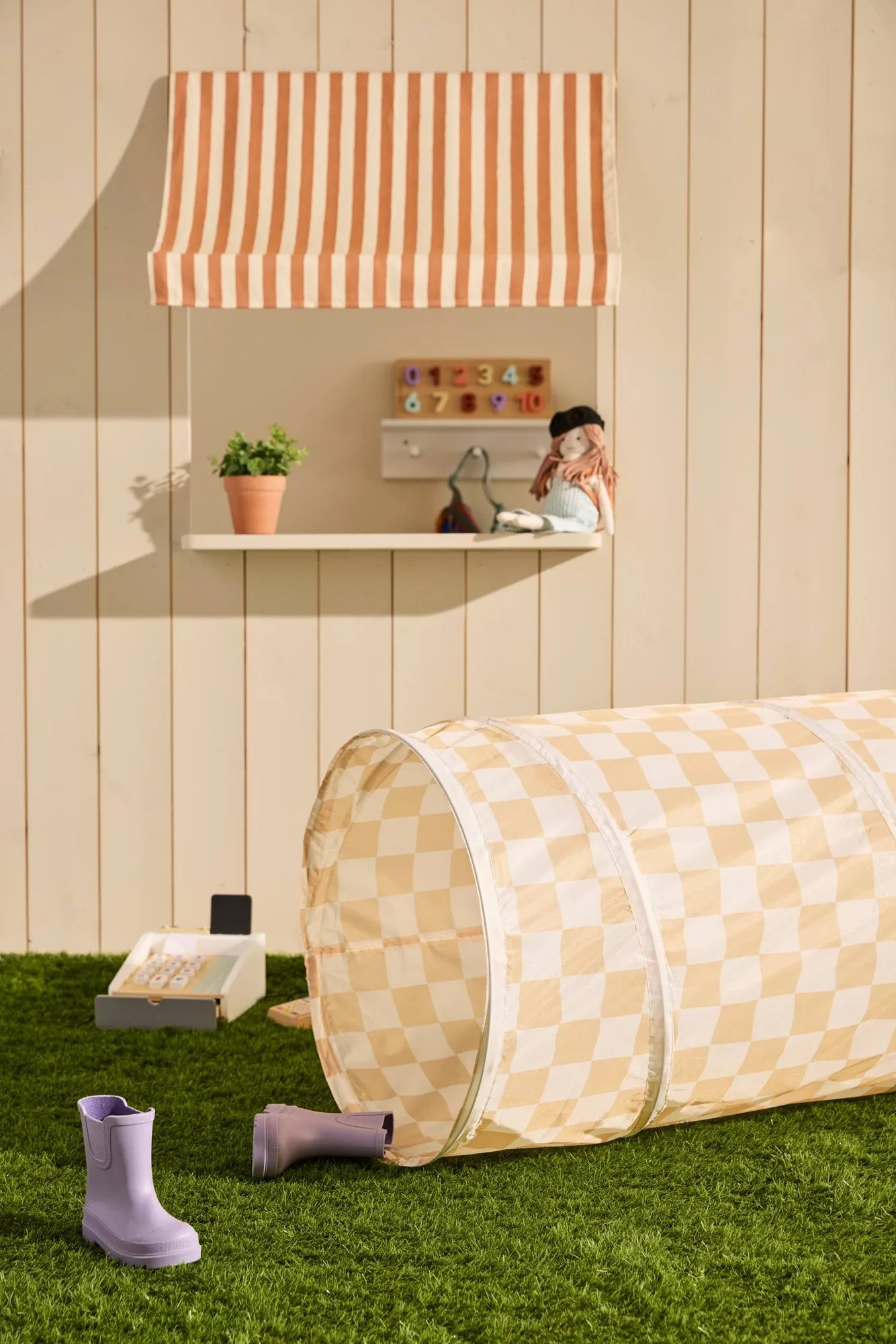 Kid's Base tunnel, Gele ruit Kid's Concept
