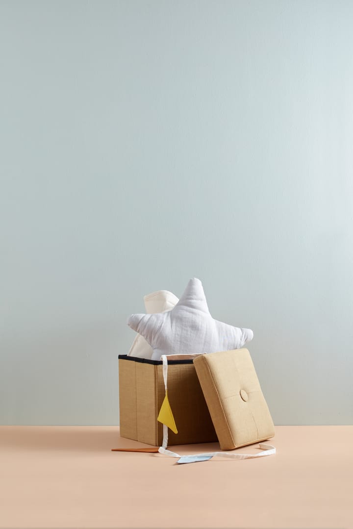 Kid's Base zitpoef met opbergruimte, Geel Kid's Concept