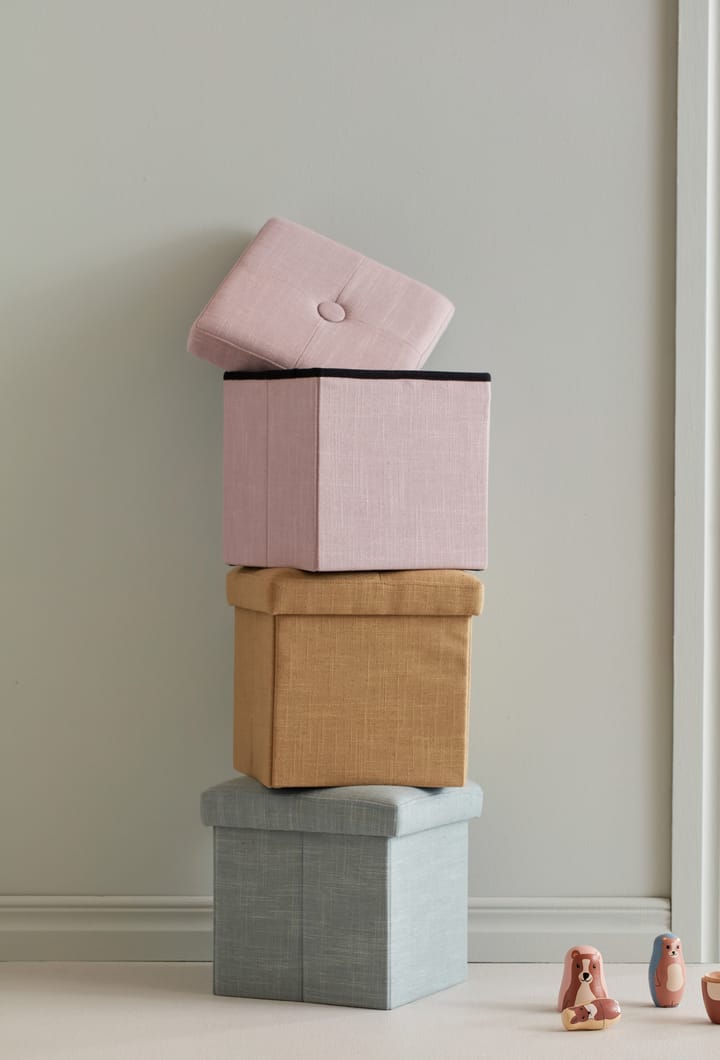 Kid's Base zitpoef met opbergruimte, Geel Kid's Concept