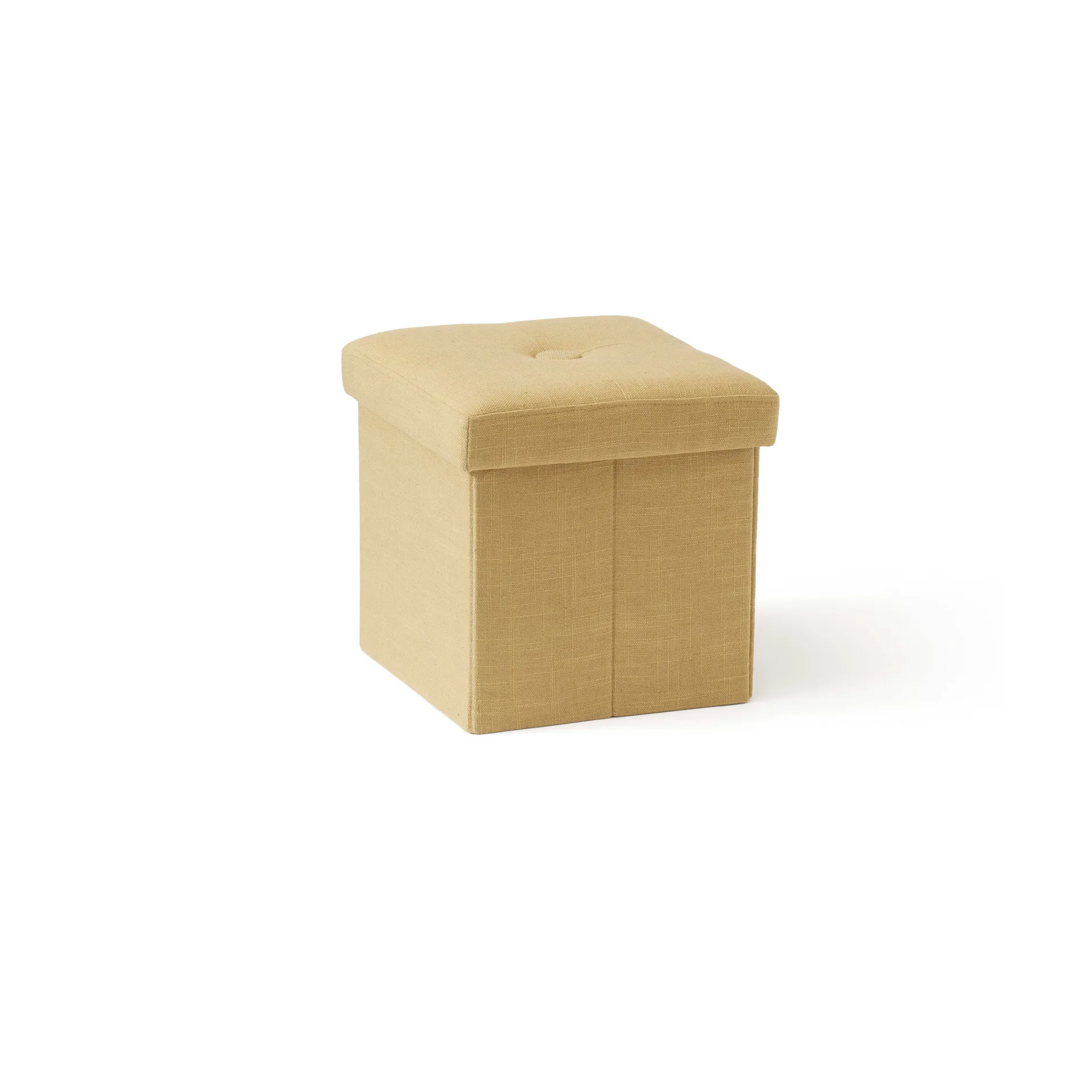 Kid's Base zitpoef met opbergruimte, Geel Kid's Concept