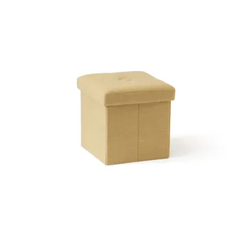 Kid's Base zitpoef met opbergruimte - Geel - Kid's Concept