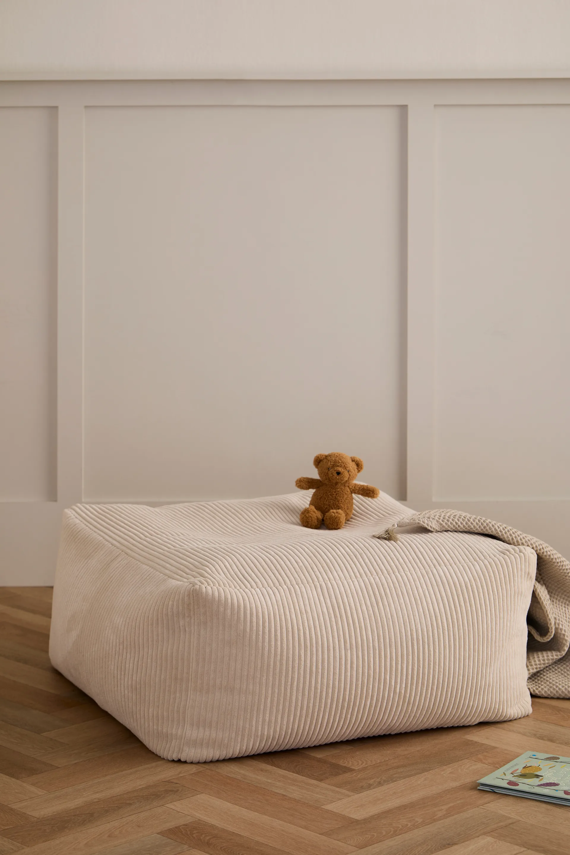 Kid's Base zitzak 85x85x34 cm, Natuurwit Kid's Concept