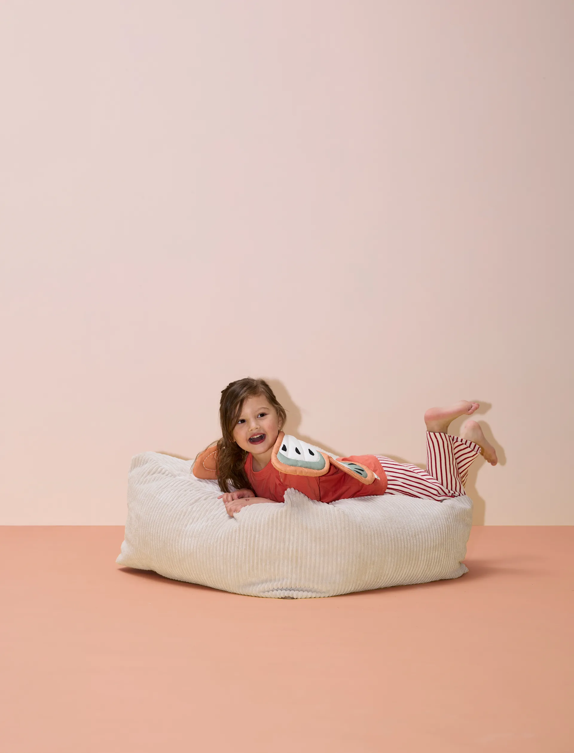 Kid's Base zitzak 85x85x34 cm, Natuurwit Kid's Concept