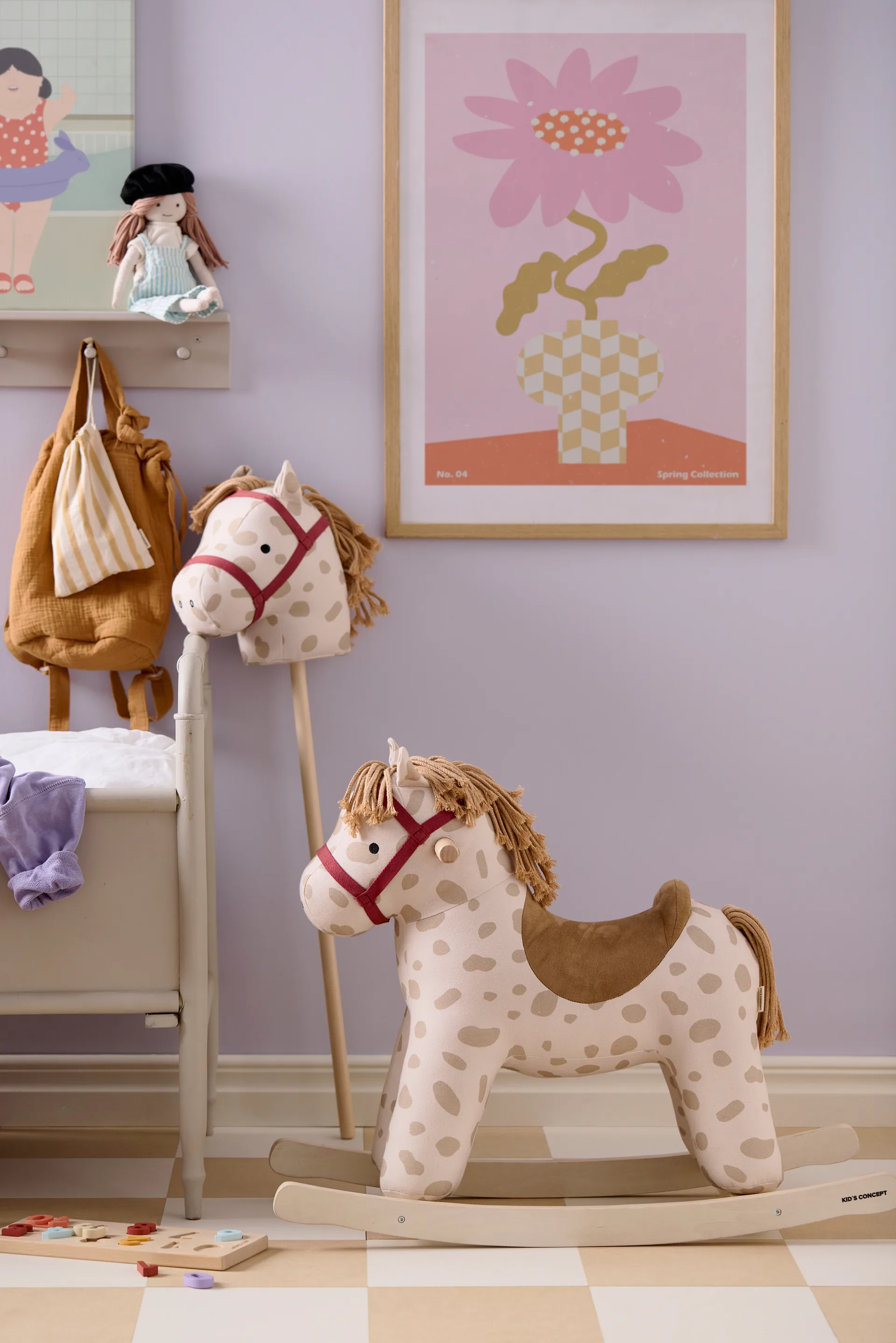 Kid's Concept schommelpaard, Dotty Kid's Concept