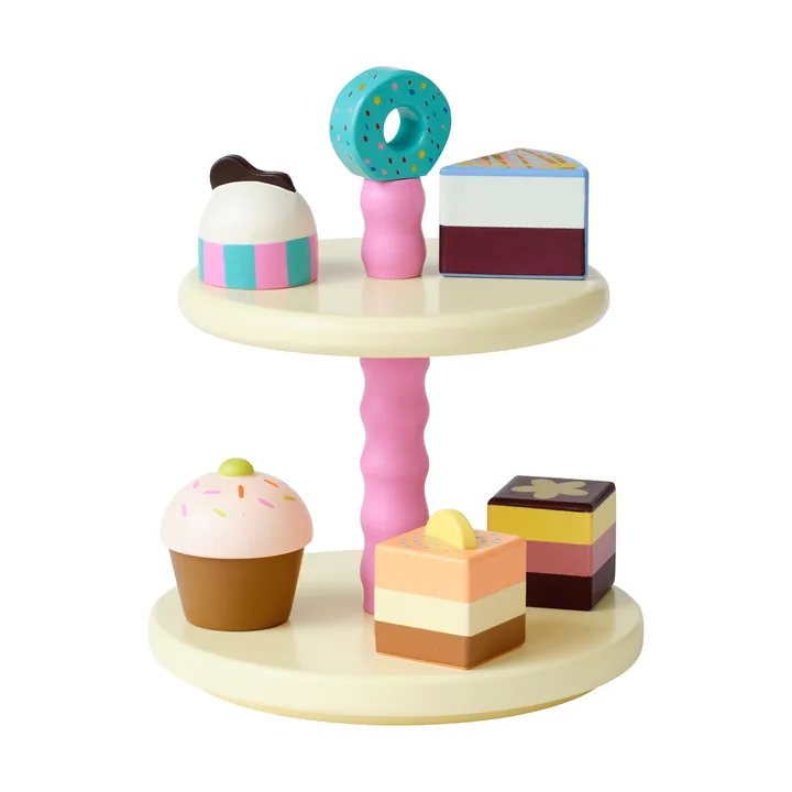 Kid's Concept taartplateau met taartjes - 9 delen - Kid's Concept