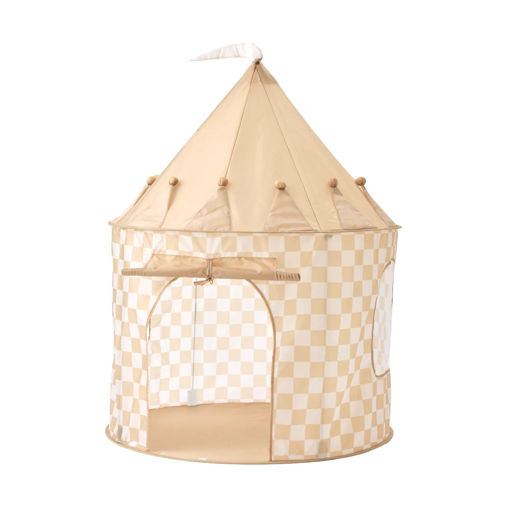 Kid's Concept tent ruitjes, Geel Kid's Concept