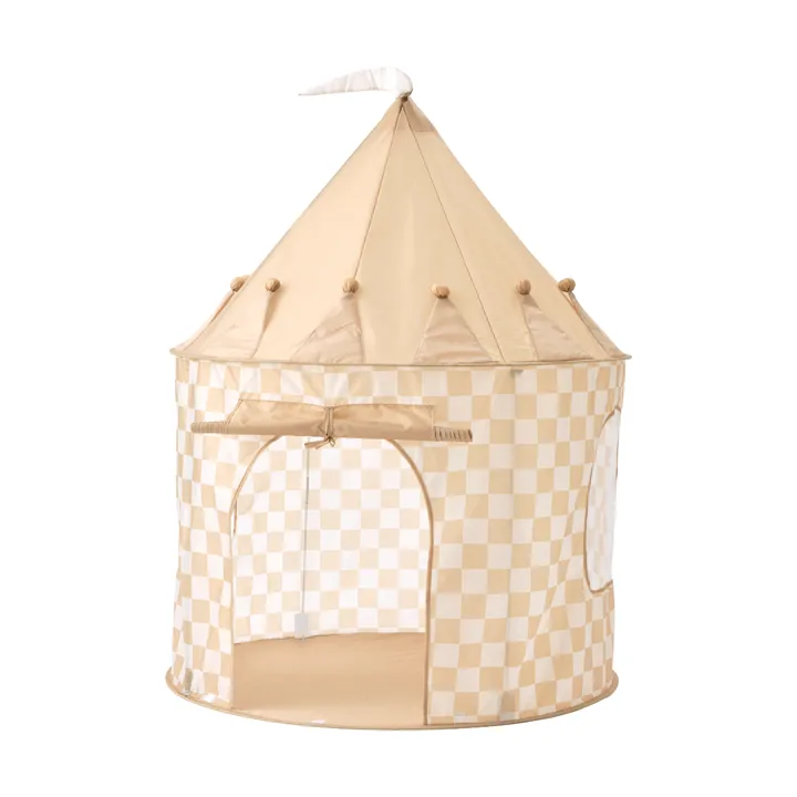 Kid's Concept tent ruitjes - Geel - Kid's Concept