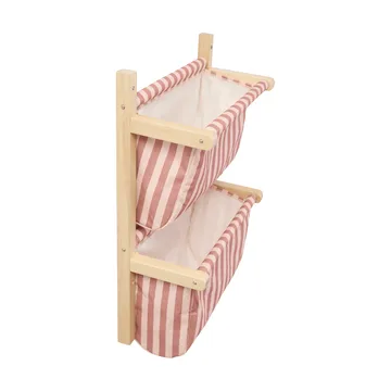 Opbergmand rand - Bruinroze, 40x19x60 cm - Kid's Concept