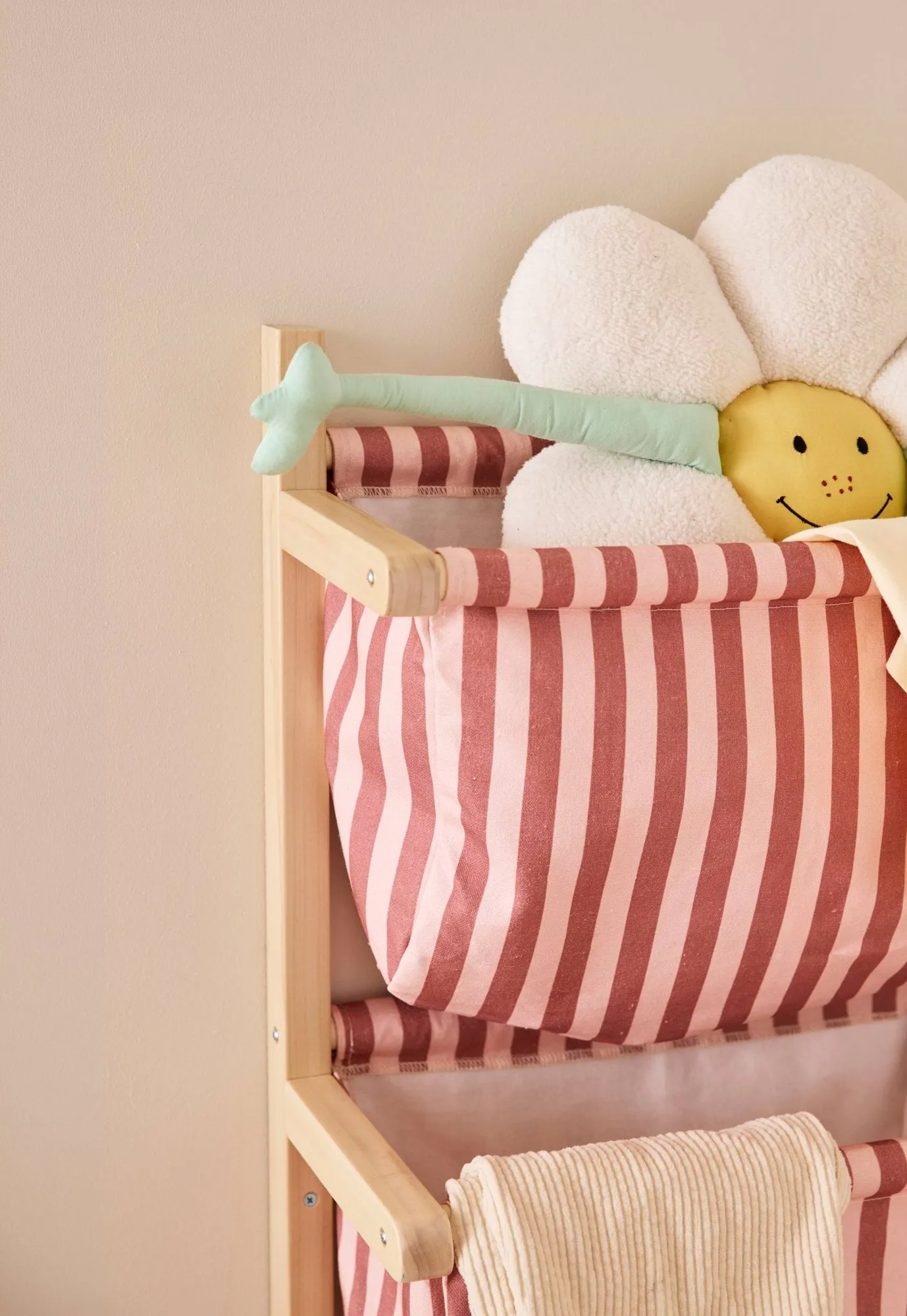 Opbergmand rand, Bruinroze, 40x19x60 cm Kid's Concept