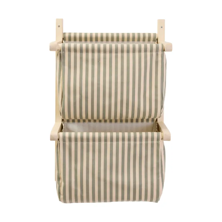 Opbergmand rand - Groen, 40x19x60 cm - Kid's Concept