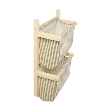 Opbergmand rand - Groen, 40x19x60 cm - Kid's Concept